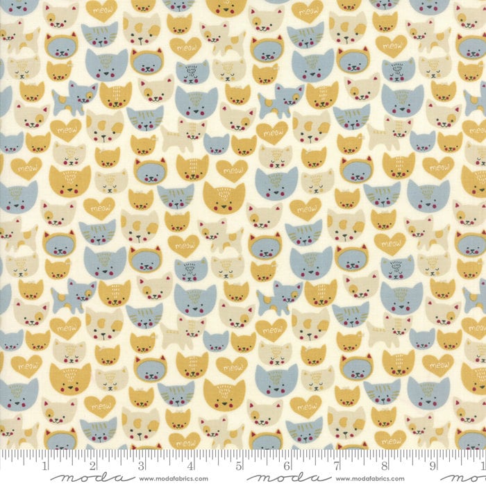 Woof Woof Meow 20565 11 by Stacy Iest Hsu for Moda Fabrics - by the half-yard - product image 1