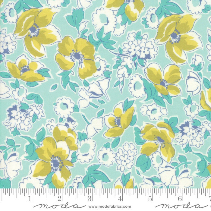 Flour Garden Nosegay Morning Glory 23320 14 by Linzee Kull McCray for Moda Fabrics - by the half-yard - product image 1