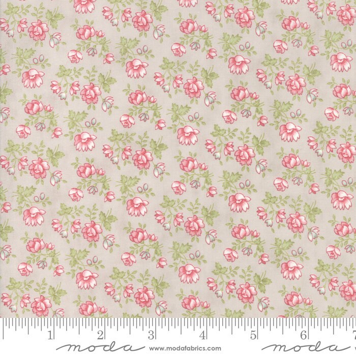 Rue 1800 Dove 44225 15 by 3 Sisters for Moda Fabrics - by the half-yard - product image 1