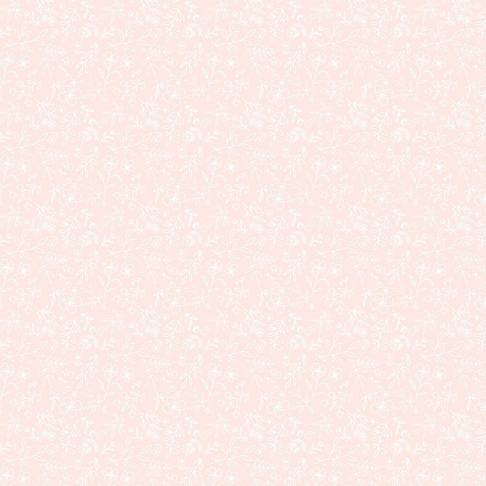Daisy Mae Sweet Blooms White DM20103 by Poppie Cotton - by the half-yard - product image 1