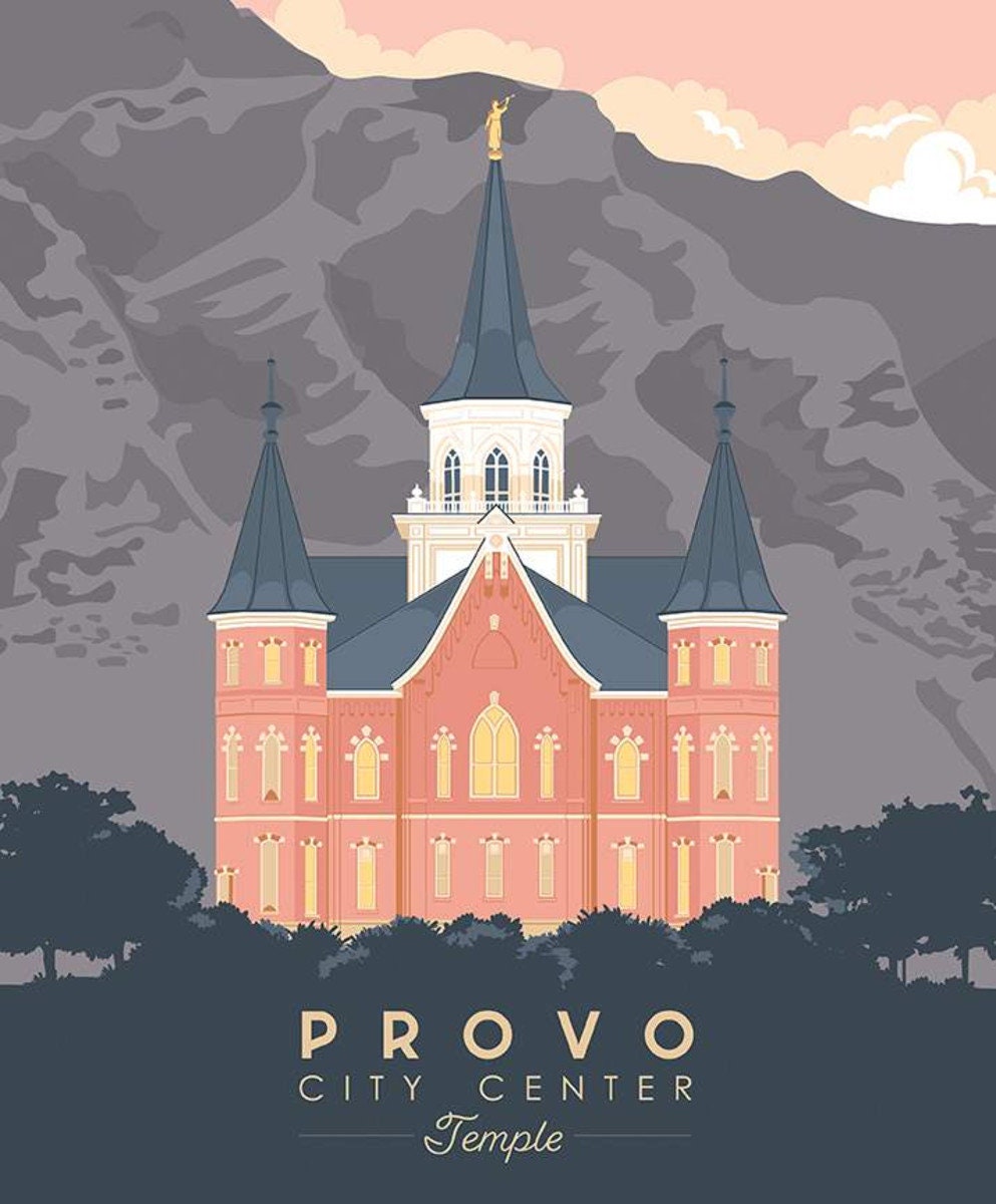Temples P9862 Panel Provo by Amanda Herring for Riley Blake Fabrics - product image 1