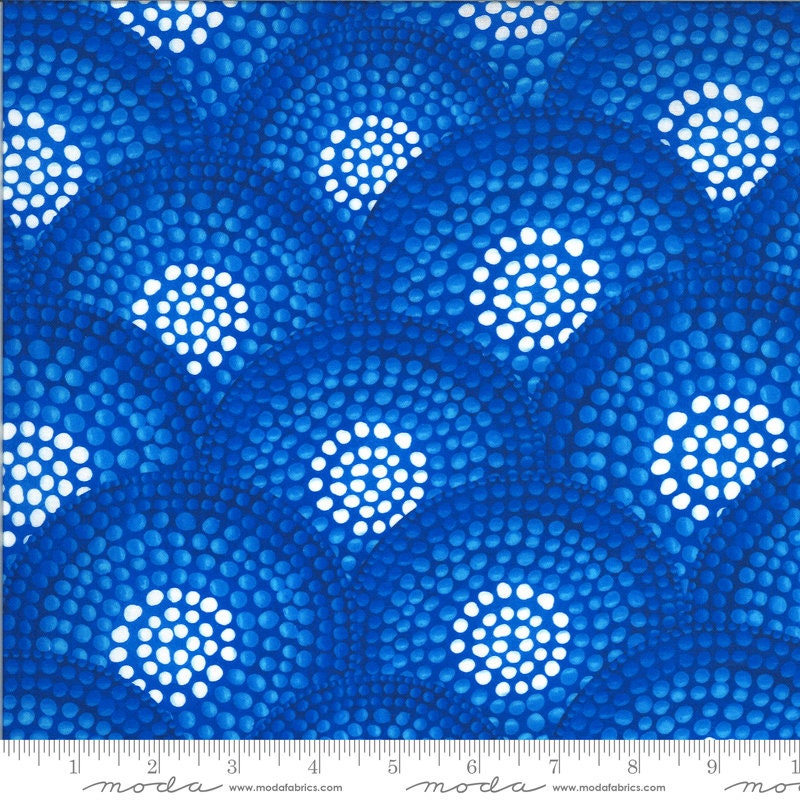 Dreamscapes Digital Dark Blue 51245 11D by Ira Kennedy for Moda Fabrics - by the half-yard - product image 1