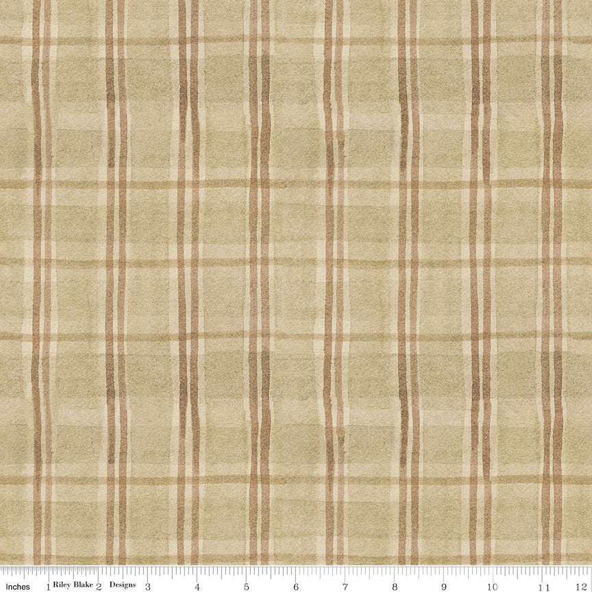 For the Love of Nature C11376 Pearl Plaid by Teresa Kogut for Riley Blake - by the half-yard - product image 1