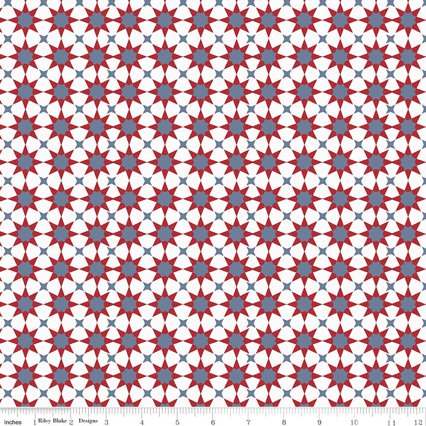 American Dream C11934 Geometric Offwhite by Dani Mogstad for Riley Blake Fabrics - by the half-yard - product image 1