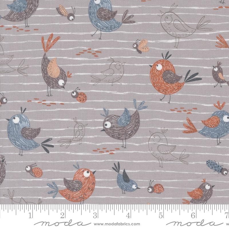 Chirp 39030 15 Dove Friends by Elena Amo for Moda Fabrics - by the half-yard - product image 1