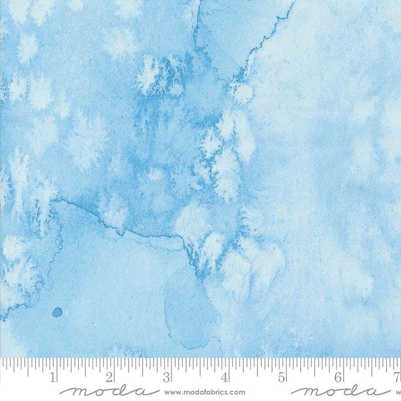 Sunshine Blue Skies 8433 120 Flow Sky Blue by Create Joy Project for Moda Fabrics - by the half-yard - product image 1