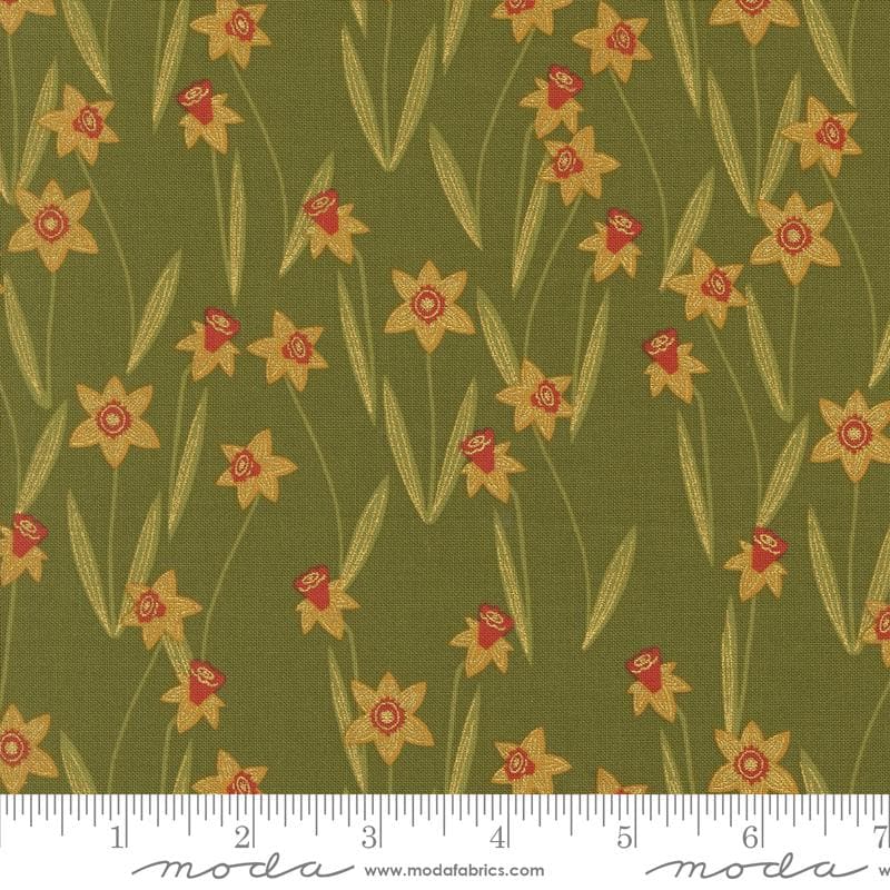 Bee Garden 48413 12 Metallic Ivy by Gingiber for Moda Fabrics - by the half-yard - product image 1