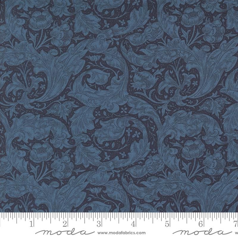 Morris Manor 8394 14 Twilight by Barbara Brackman for Moda Fabrics - by the half-yard - product image 1