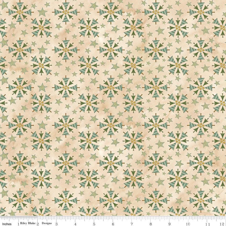 Naughty or Nice C16264 Parchment by Teresa Kogut for Riley Blake Designs - by the half-yard - product image 1