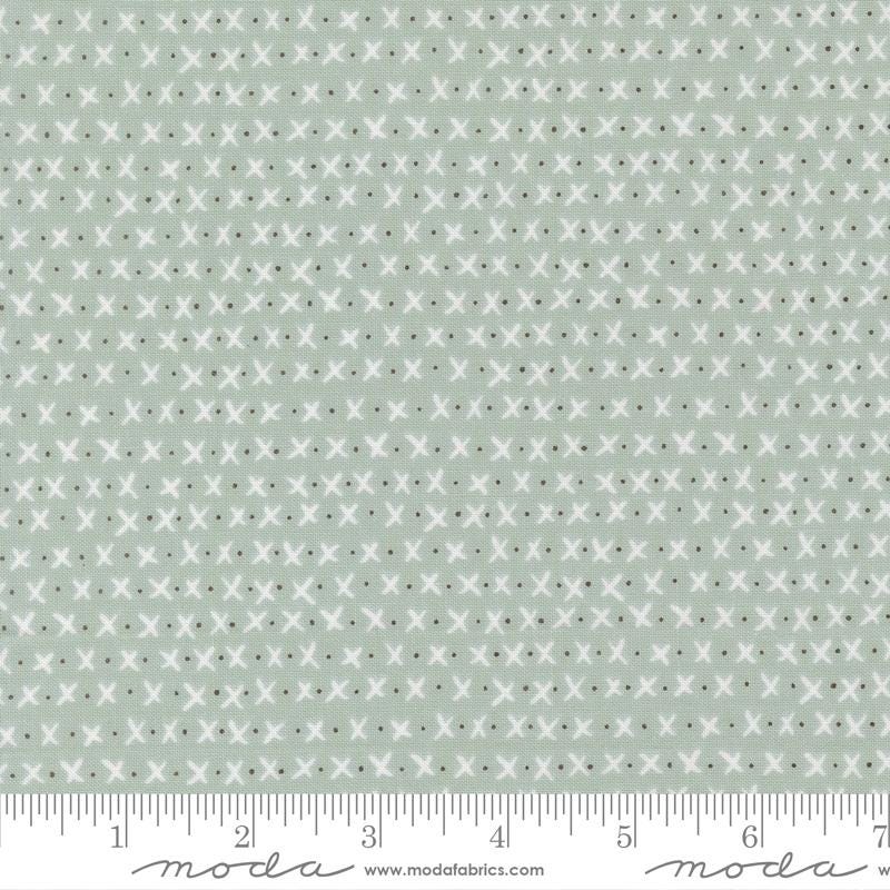 Lucky 55705 22 Xs and Os Sky by Sweetwater for Moda Fabrics - by the half-yard - product image 1