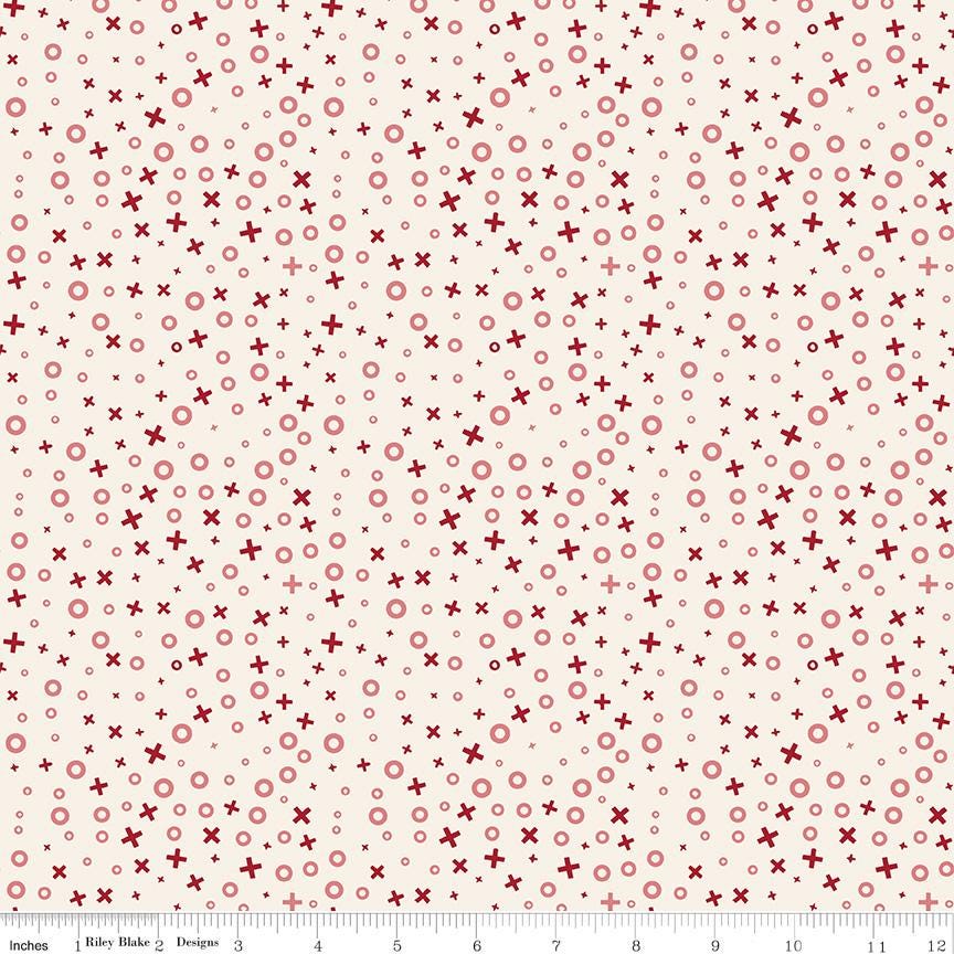 Love You Always C16872 XOs Cream by Sandy Gervais for Riley Blake Designs - by the half-yard - product image 1