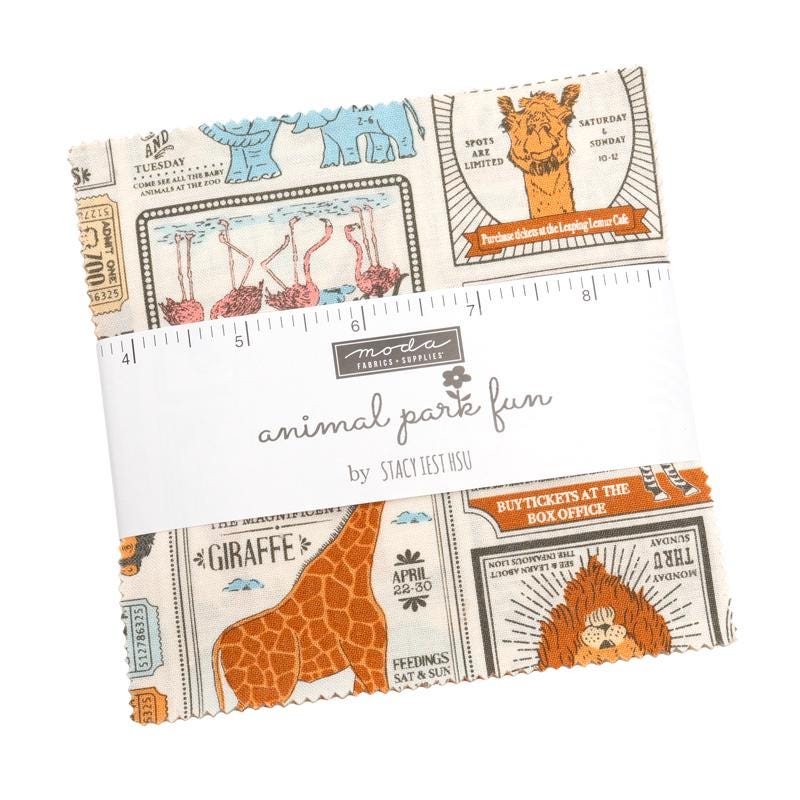 Animal Park Fun PreCuts by Stacy Iest Hsu for Moda Fabrics - product image 2
