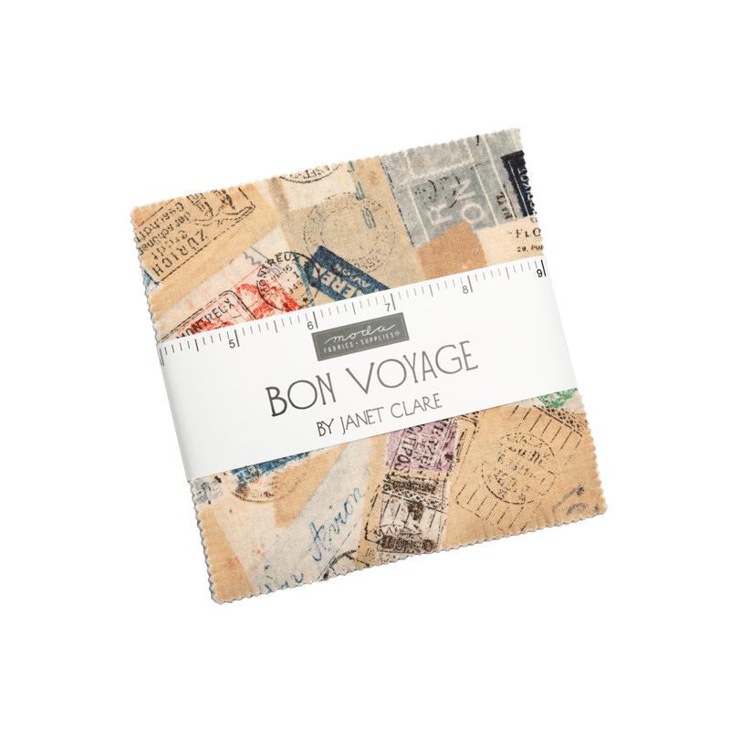 Bon Voyage Charm Pack by Janet Clare for Moda Fabrics - product image 1