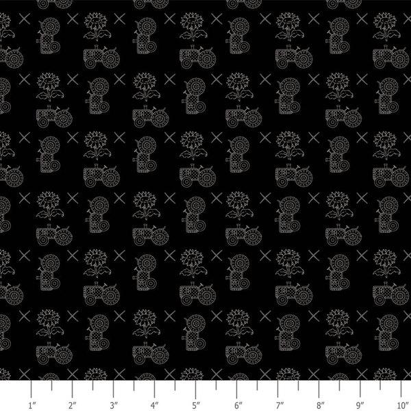 Sweet Homestead 00755 Tractor Pull by AdornIt Fabrics - by the half-yard - product image 1