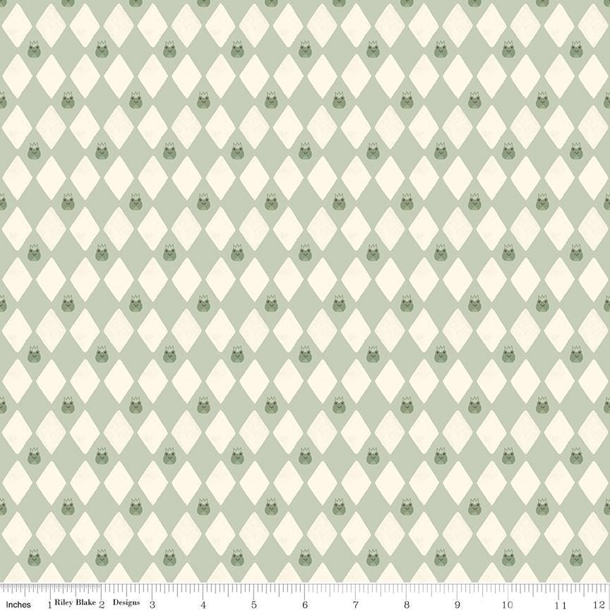 Faraway Kingdom C17435 Swamp Harlequin Prince by Natalia Juan Abello for Riley Blake Designs - by the half-yard - product ima
