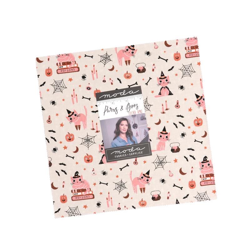 Purrs and Boos PreCuts by Elena Amo for Moda Fabrics - product image 4