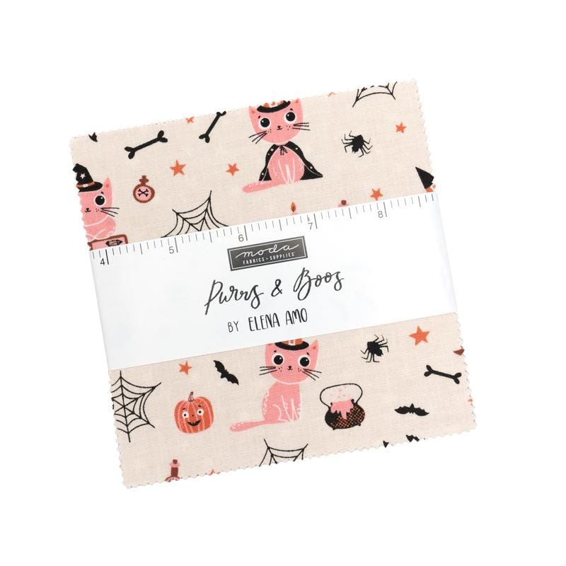 Purrs and Boos PreCuts by Elena Amo for Moda Fabrics - product image 3