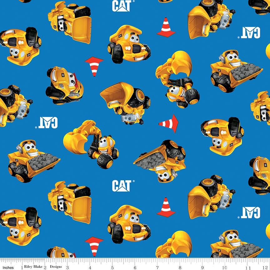 CAT Buildin' Crew Rolie Polie Riley Blake - product image 5