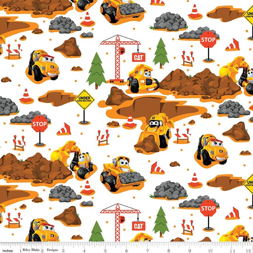 CAT Buildin' Crew Rolie Polie Riley Blake - product image 3